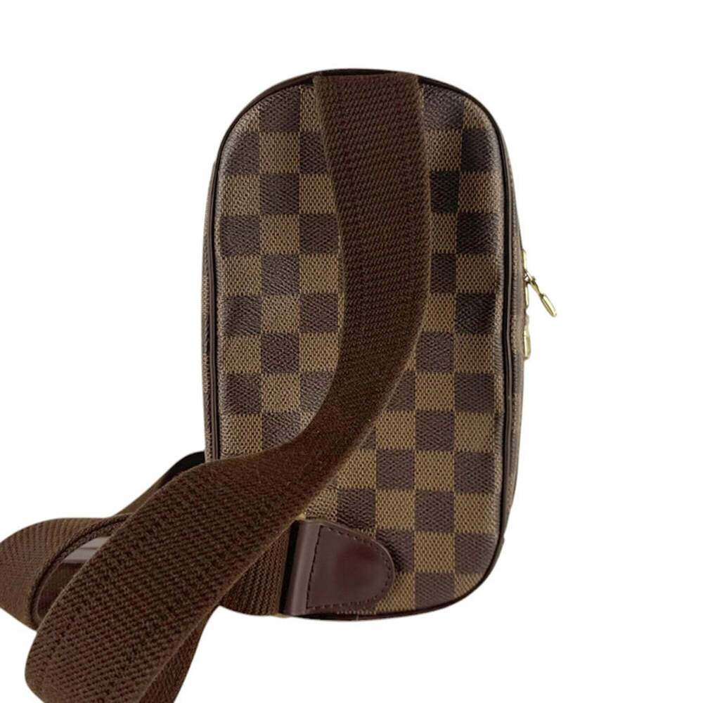 LOUIS VUITTON Authentic Brown Damier Canvas Pochette Hobo Bag - Picture 3 of 12
